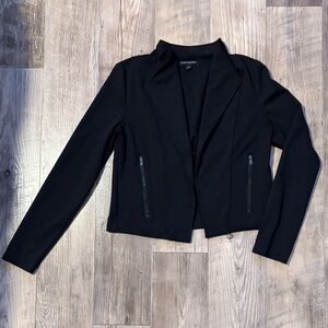 Banana Republic Factory Black Moto Blazer